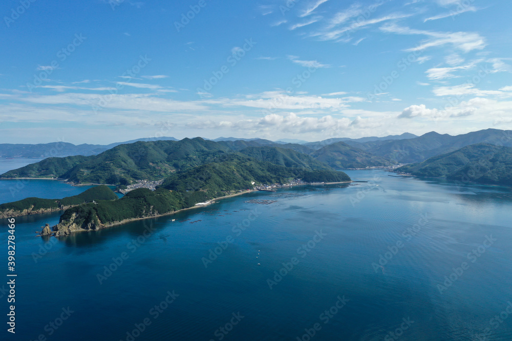 愛媛県西予市　三瓶湾の風景
