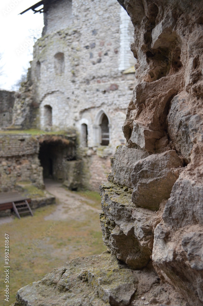 Padise abbey ruins in Estonia