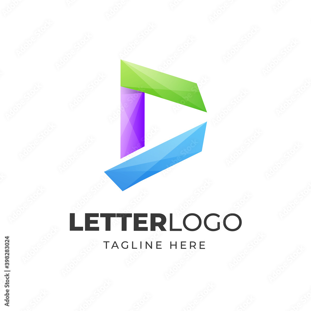 Colorful letter c logo design Colorful letter c logo design