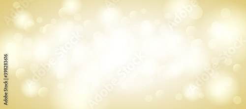 Abstract. bokeh blur light on gold background. vector.