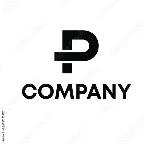 p logo design