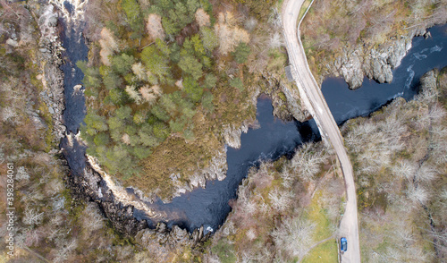 River Findhorn flow at Dulsie Bridge