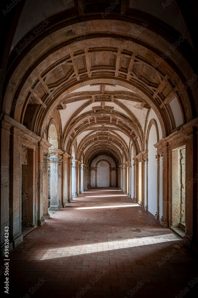 Cloister in the Convent of Christ.
Tomar, Portugal