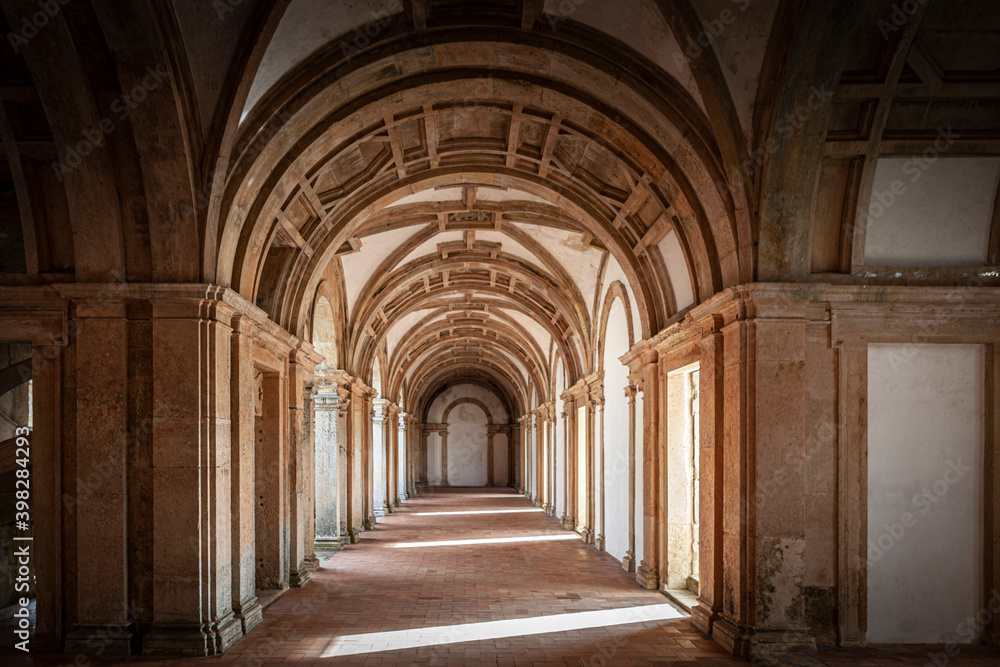 Cloister in the Convent of Christ.
Tomar, Portugal