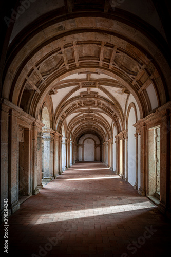 Cloister in the Convent of Christ. Tomar  Portugal