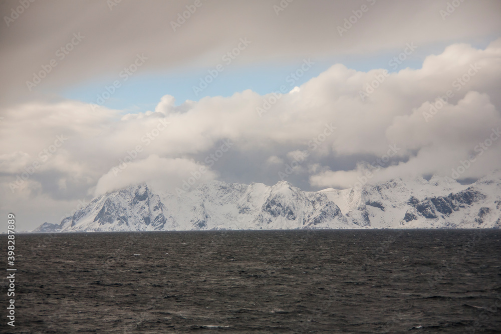 Winter in Lofoten Islands, Northern Norway Winter in Lofoten Islands, Northern Norway