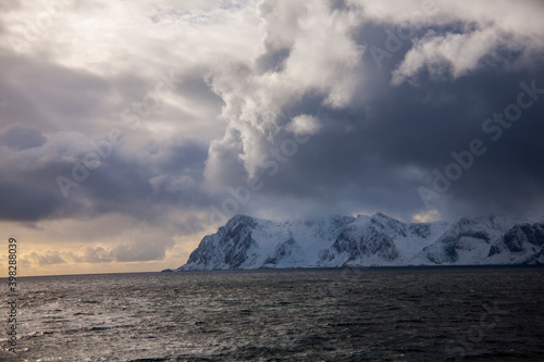 Winter in Lofoten Islands, Northern Norway