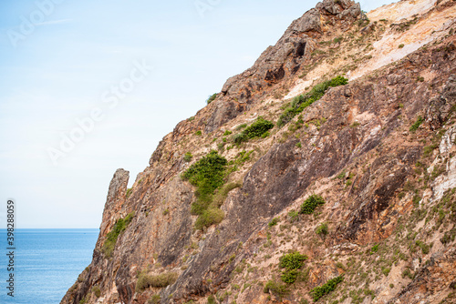 Binh Dinh Province, Viet Nam, June 10th 2019: Beautiful landscape in Eo Gio, Quy Nhon, Vietnam