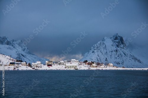 Winter in Reine, Lofoten Islands, Northern Norway