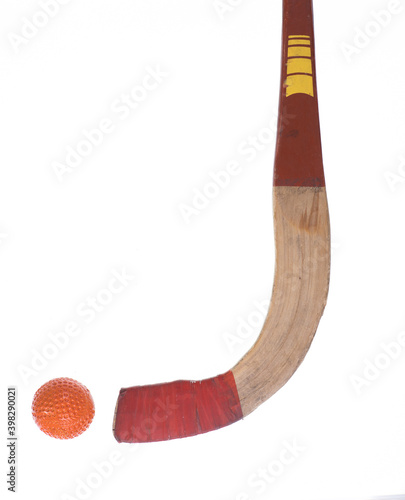 hockey stick for bandy isolated on white background