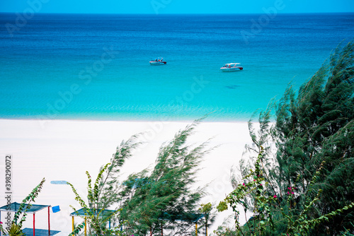 Ky Co Beach  sand on beach and blue summer sky  nature concept at Quy Nhon city   Binh Dinh Province  Viet Nam