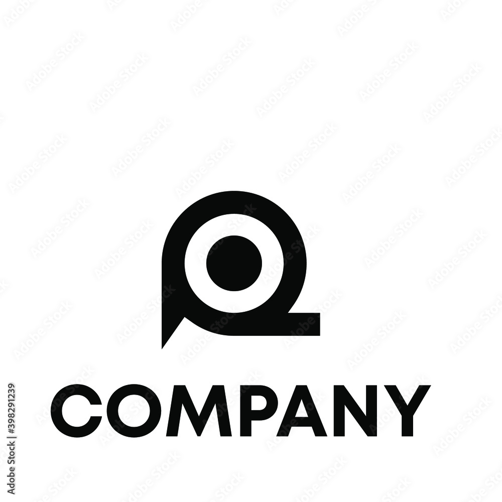 Obraz premium Q logo vector