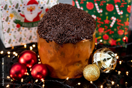 Chocotone Recheado de Natal