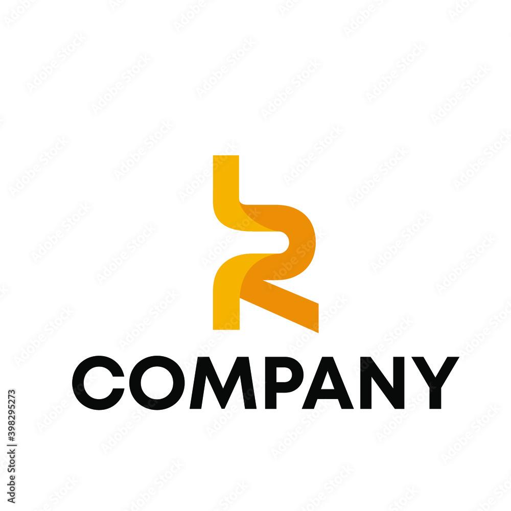 Naklejka premium R logo