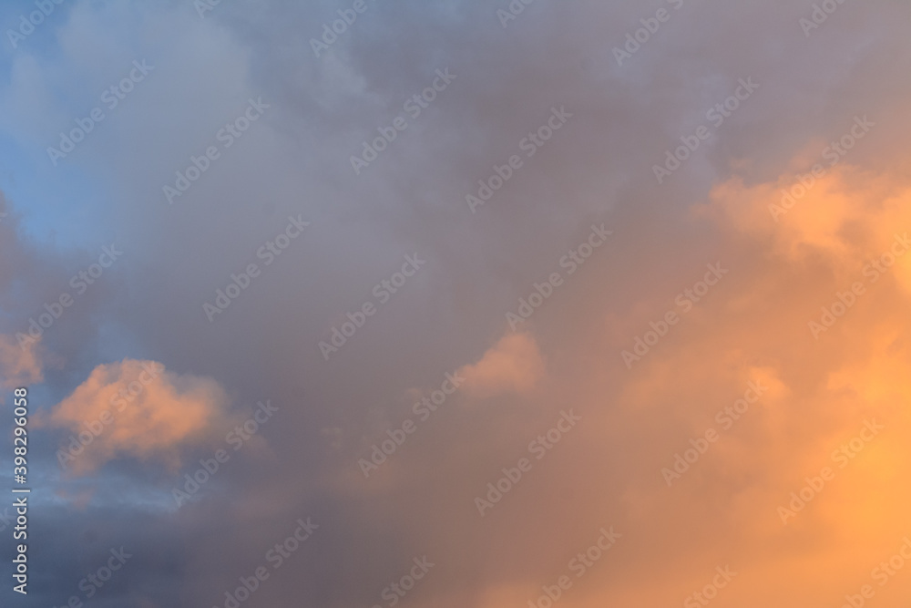 Fototapeta premium Nubes mezcladas
