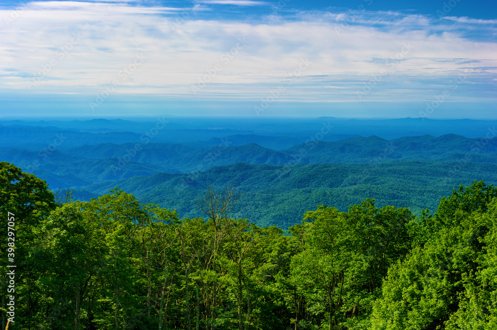 Blue Ridge Parkway Scenic Landscape