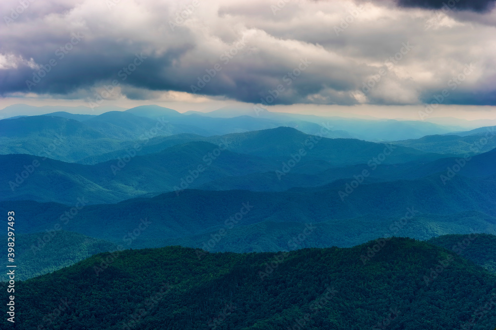 Blue Ridge Parkway Scenic Landscape