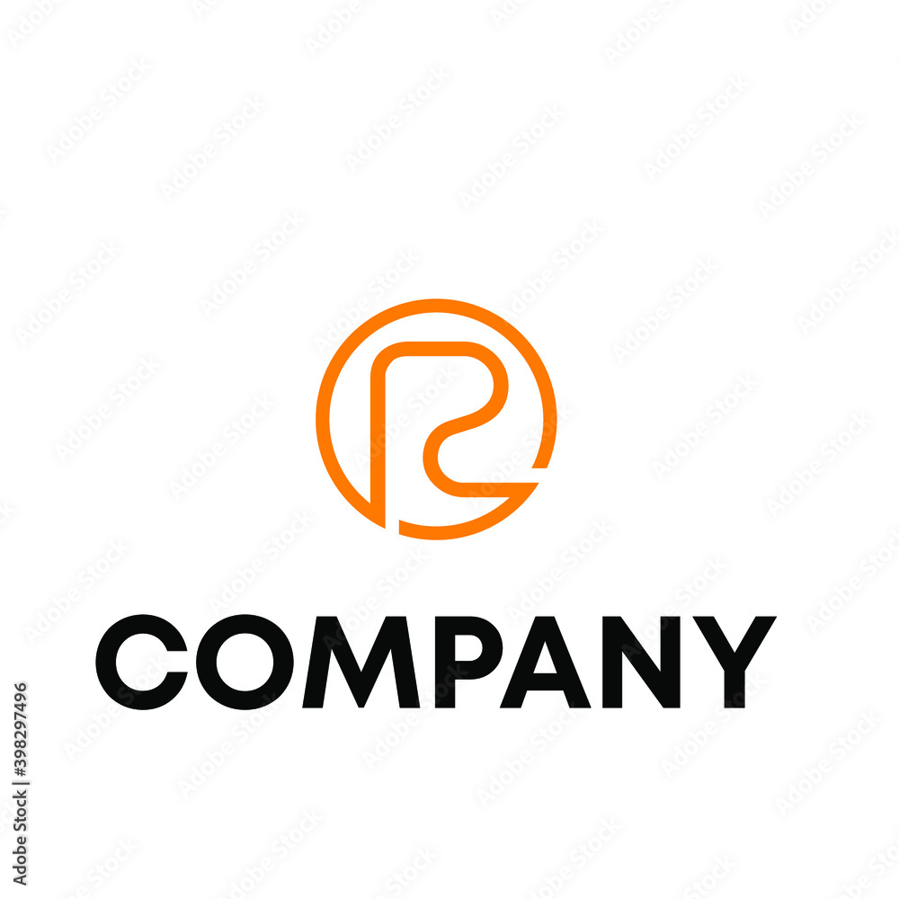 Fototapeta premium R logo design