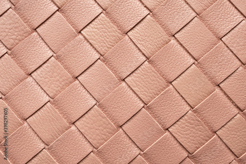 Plakat w ramie weave leather texture pattern background