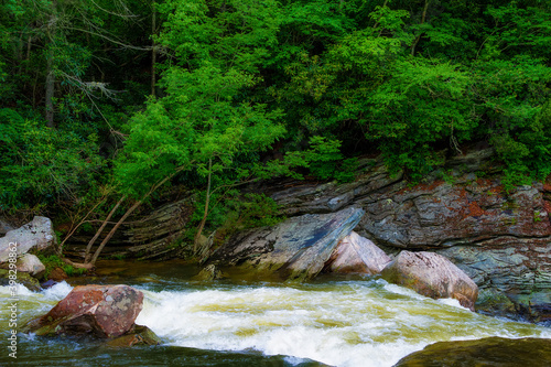 Blue Ridge Parkway Linville Waterfalls photo