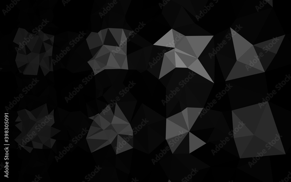 Dark Silver, Gray vector triangle mosaic cover. A sample with polygonal shapes. Brand new style for your business design. Dark Silver, Gray vector triangle mosaic cover. A sample with polygonal shapes. Brand new style for your business design.