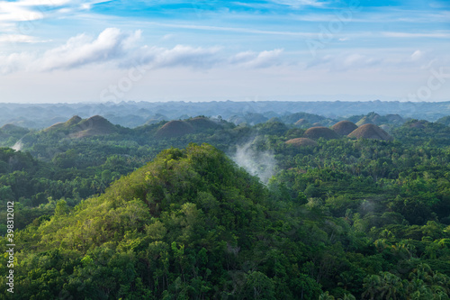 Rural enviroment of Chocolate hills in Bohol, Phillipines. photo