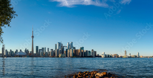 Photography Toronto Skyline in a Sunny Day, Ontario, Canada