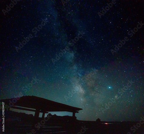 Milkyway Galaxy, panorama point arches national park