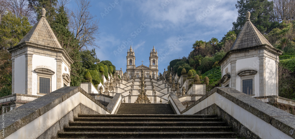 the Sanctuary Bom Jesus do Monte in northern Portugal