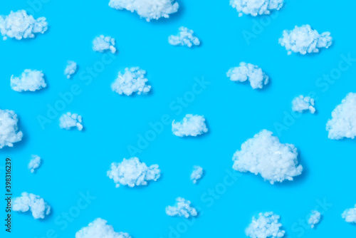 Pattern from cotton wool clouds.