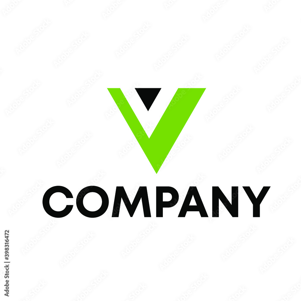 v logo v logo