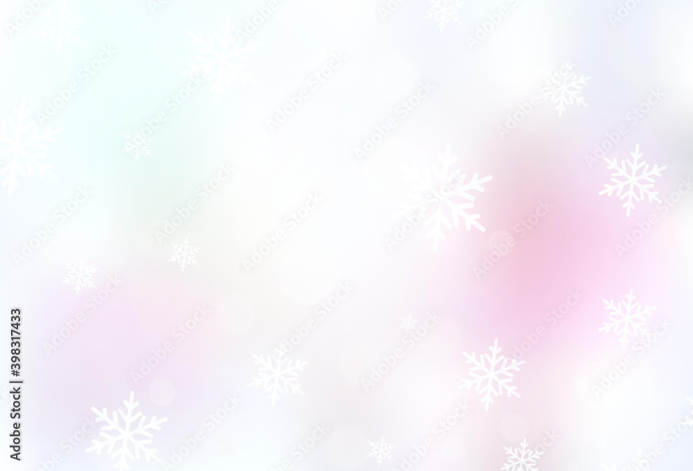 Light Pink, Yellow vector layout in New Year style. Light Pink, Yellow vector layout in New Year style.