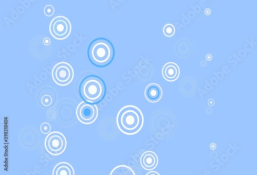 Light Pink, Blue vector background with spots.