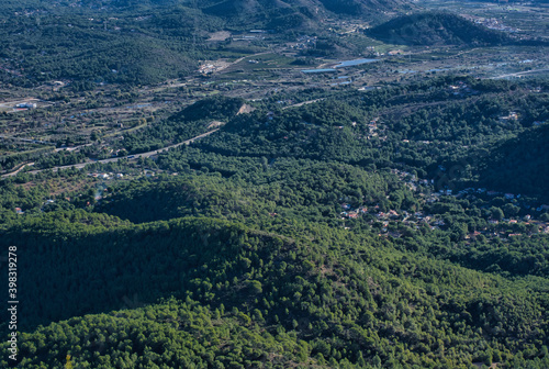 The Garbi viewpoint in the Sierra Calderona of Valencia