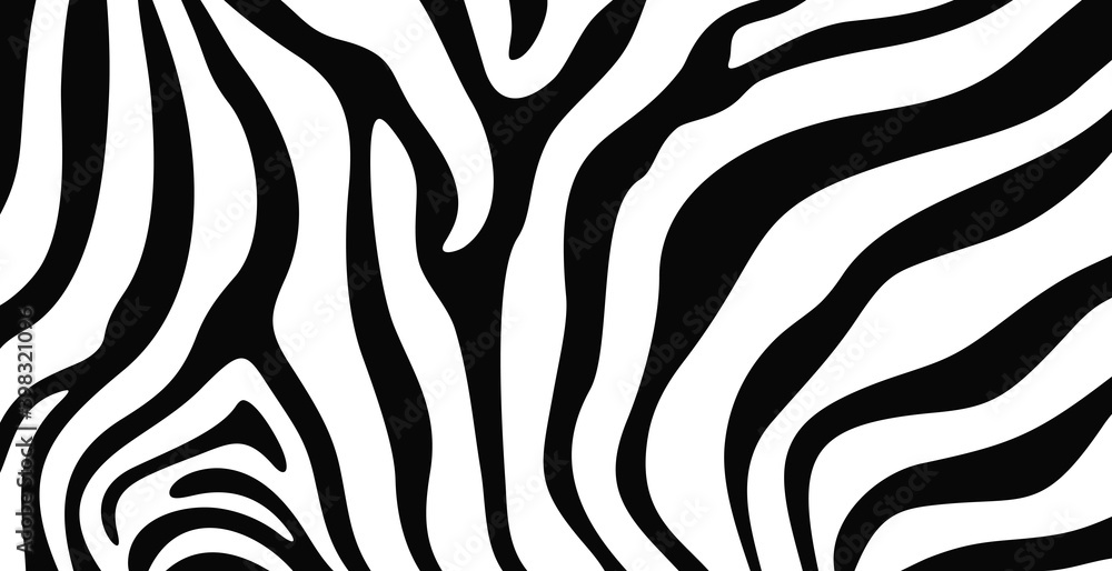 Zebra texture logo. Isolated zebra texture on white background Zebra texture logo. Isolated zebra texture on white background