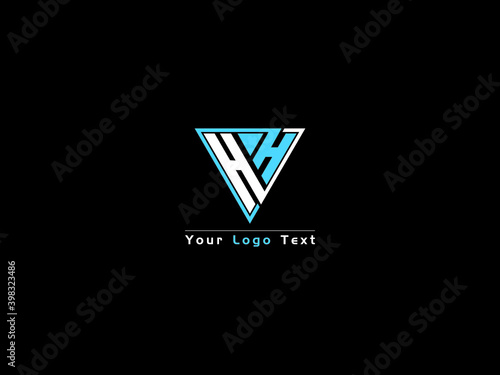 Creative hh H H letters abstract logo image design