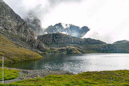 lake in the mountains