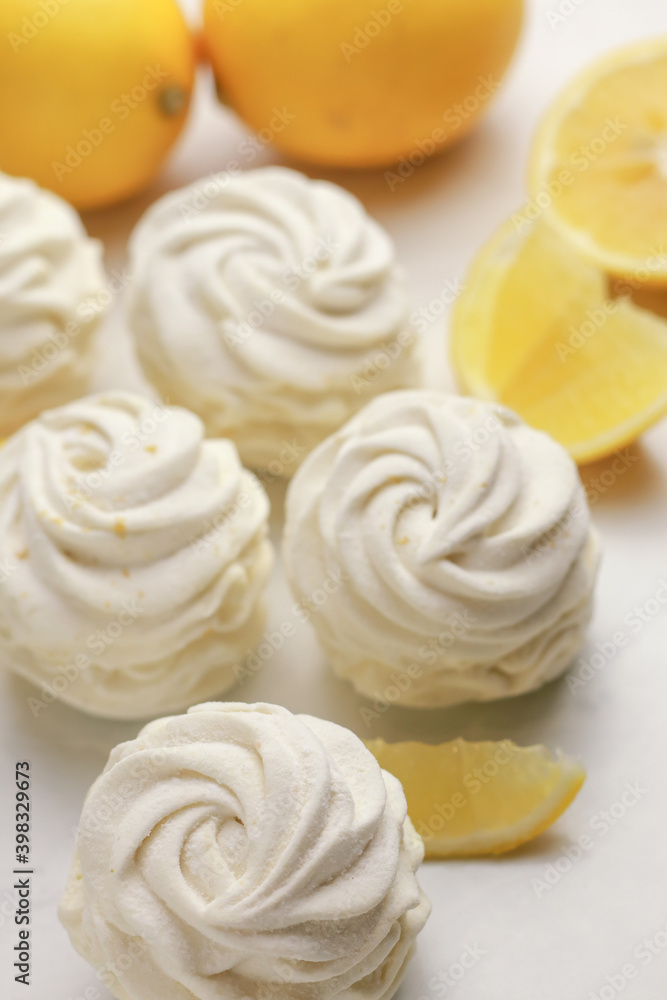 Tasty zephyr with lemon flavour Tasty zephyr with lemon flavour
