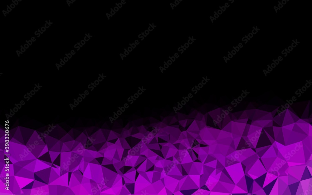 Dark Purple vector abstract polygonal layout. Brand new colorful illustration in with gradient. Brand new design for your business. Dark Purple vector abstract polygonal layout. Brand new colorful illustration in with gradient. Brand new design for your business.
