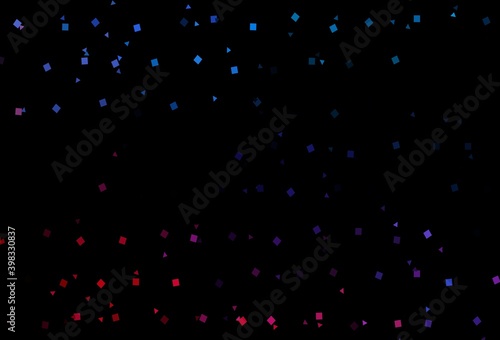 Dark Blue, Red vector layout with circles, lines, rectangles.