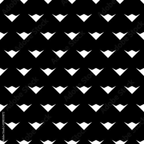 Seamless pattern. Folk image. Simple shapes backdrop. Figures ornament. Ethnic wallpaper. Forms background. Geometric motif. Digital paper, web design, textile print, abstract illustration. Vector