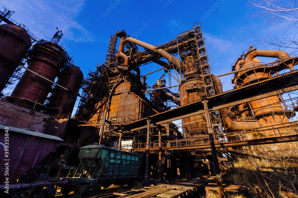 Blast furnace equipment of the metallurgical plant Blast furnace equipment of the metallurgical plant