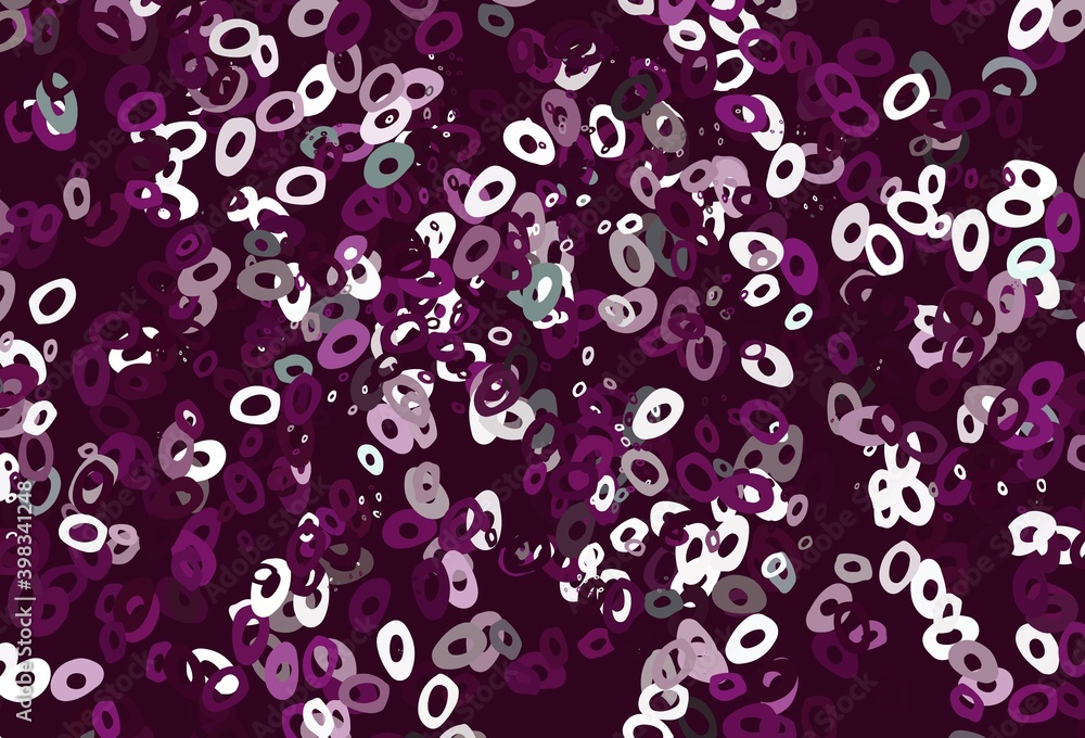 Light Pink vector texture with disks. Light Pink vector texture with disks.