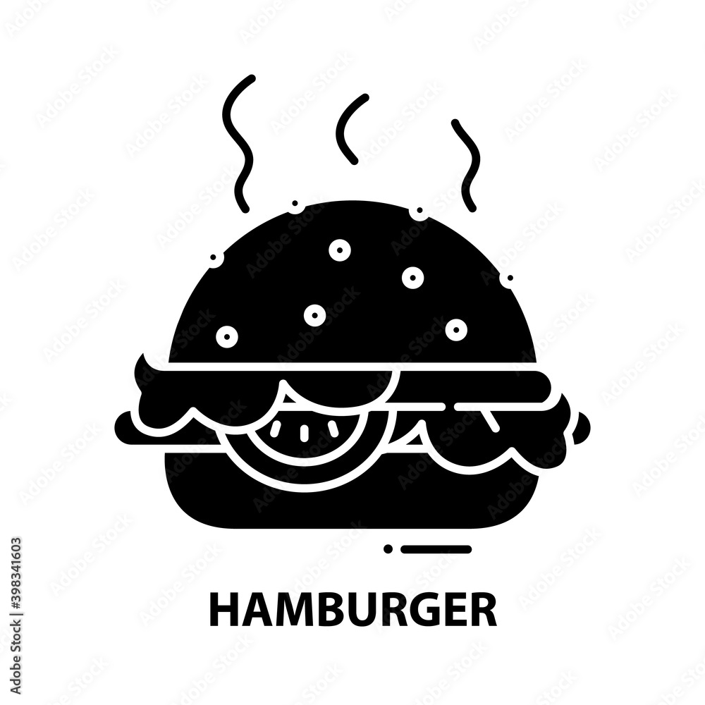 hamburger icon, black vector sign with editable strokes, concept illustration hamburger icon, black vector sign with editable strokes, concept illustration