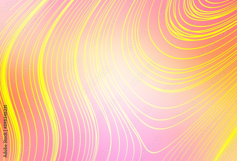 Light Pink, Yellow vector blurred bright texture. Light Pink, Yellow vector blurred bright texture.