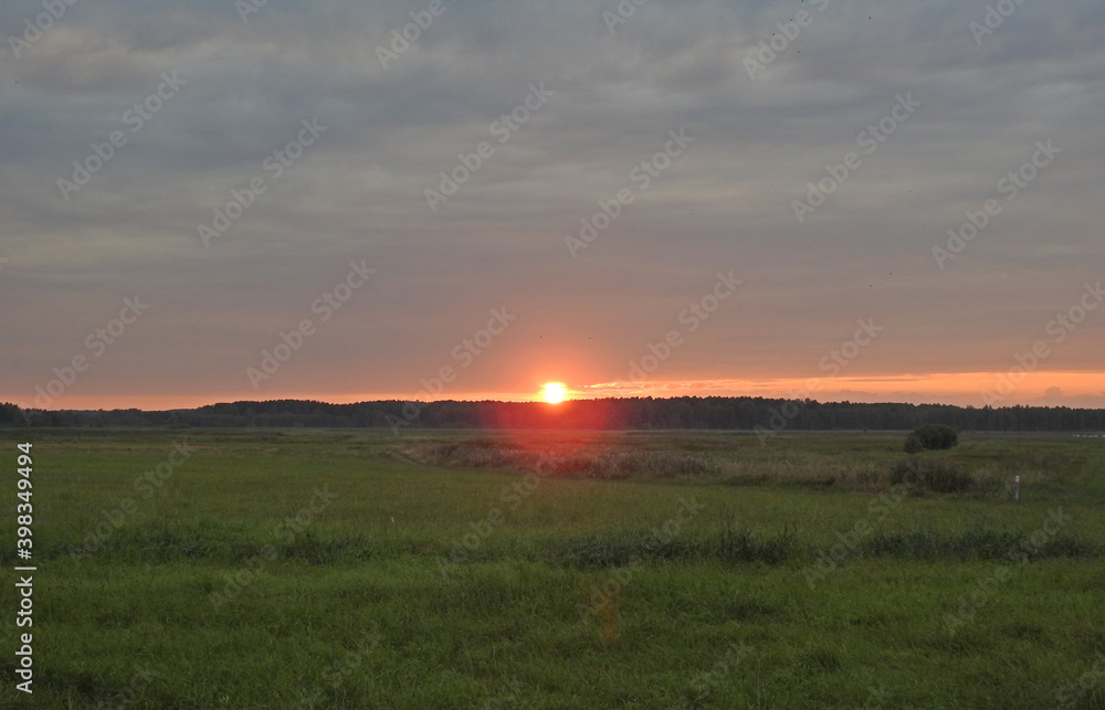 Fototapeta premium zachód słońca