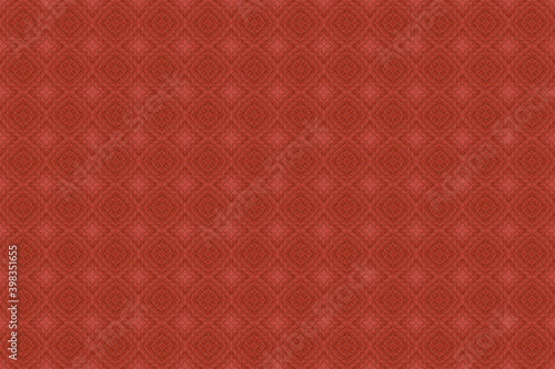 Red leather texture with stitched rhombuses