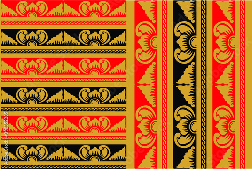 Motif Bali, Indonesia. with modern colors. exclusive background. Vector. EPS 10