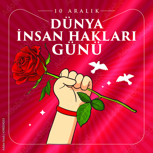 10 aralık dünya insan hakları günü Translation: 10 december international human rights day.