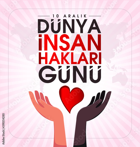 10 aralık dünya insan hakları günü Translation: 10 december international human rights day.